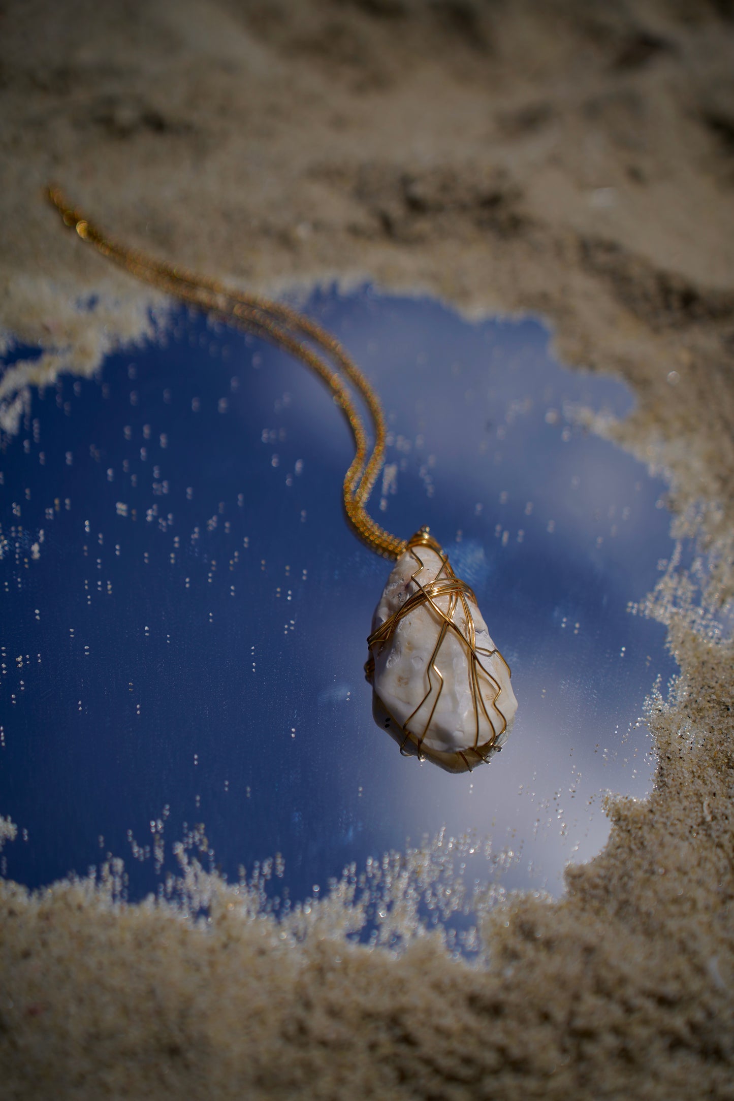 Wired Seashell Necklace