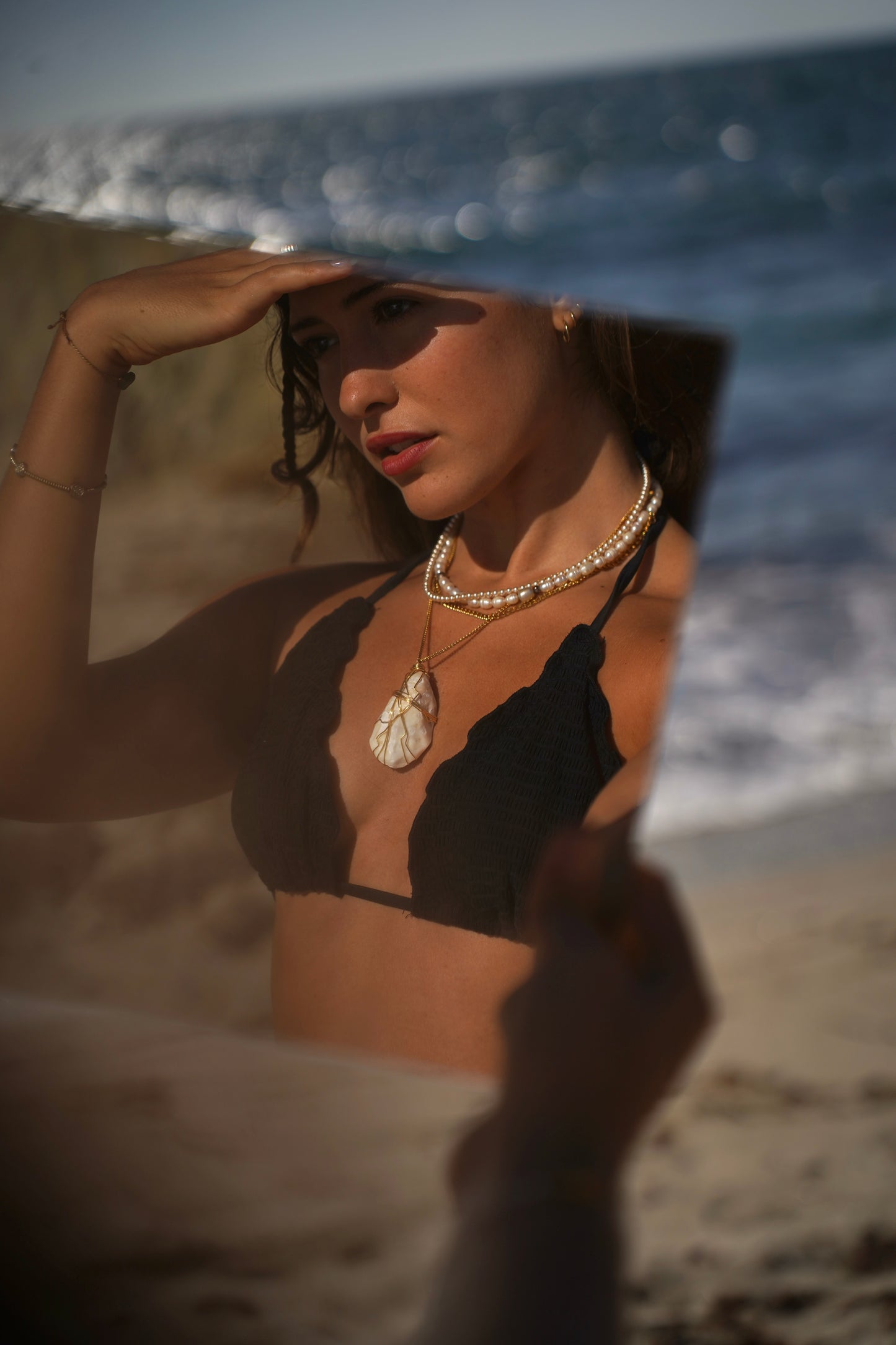 Wired Seashell Necklace