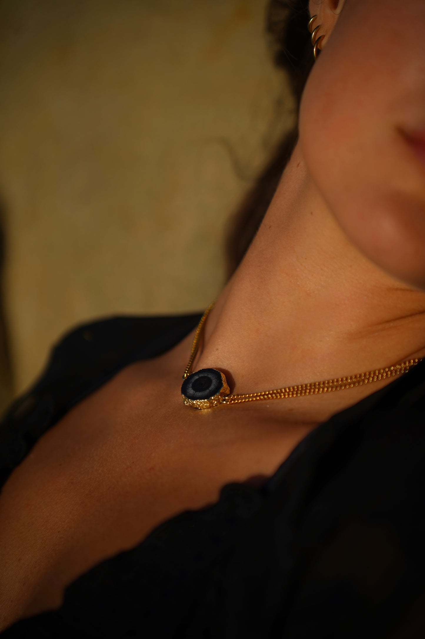 Black Gemstone Necklace