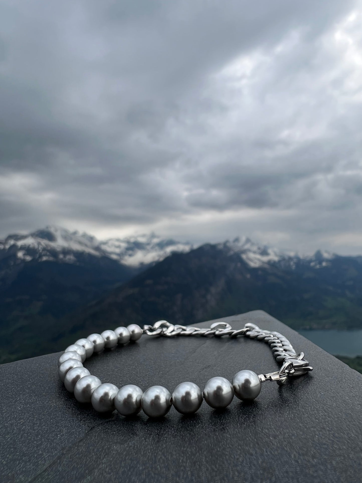 Half & Half Pearl Bracelets