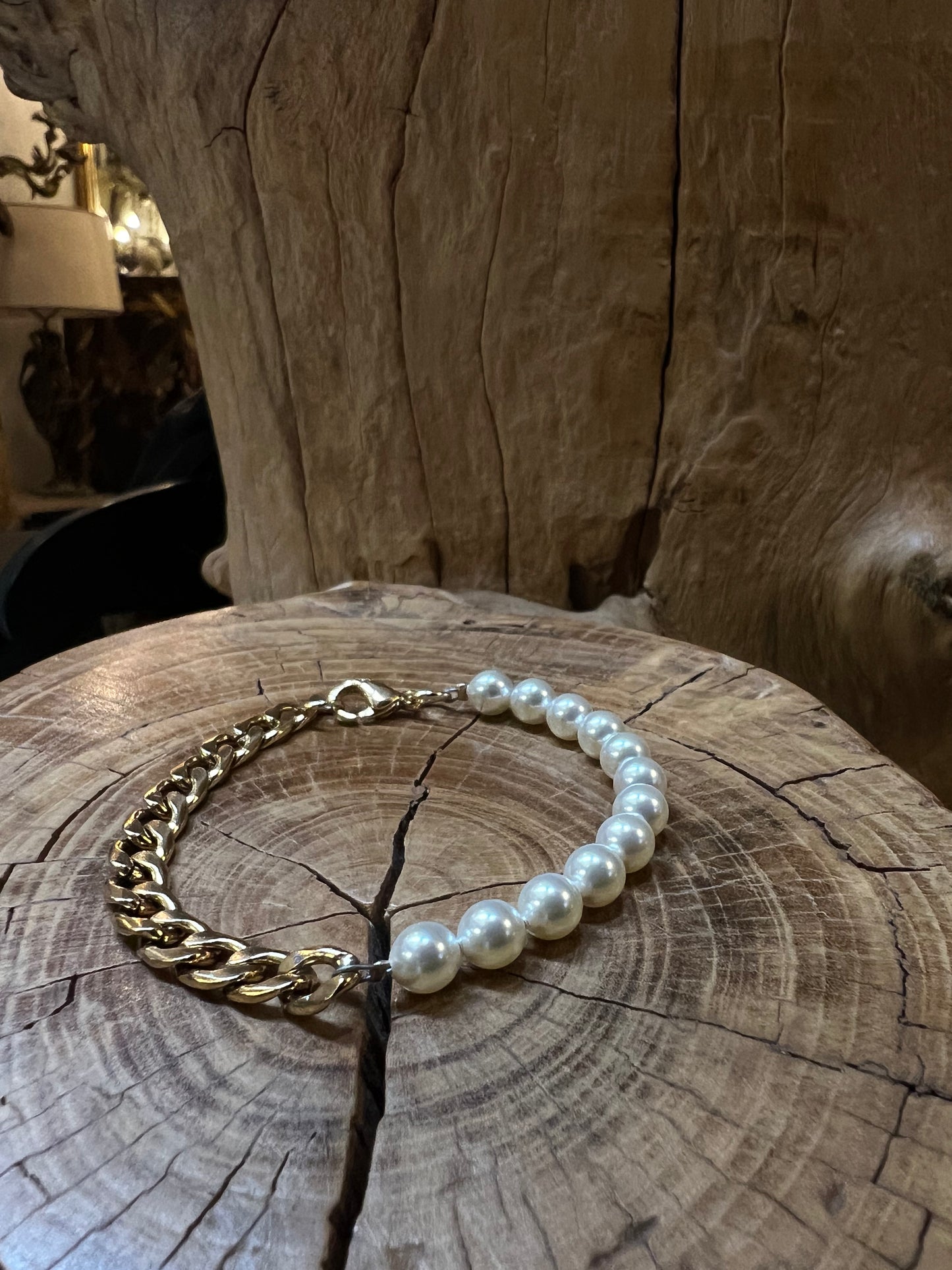 Half & Half Pearl Bracelets