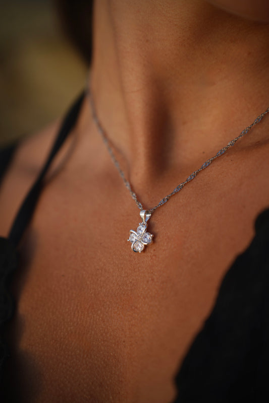 Diamond Clover Necklace