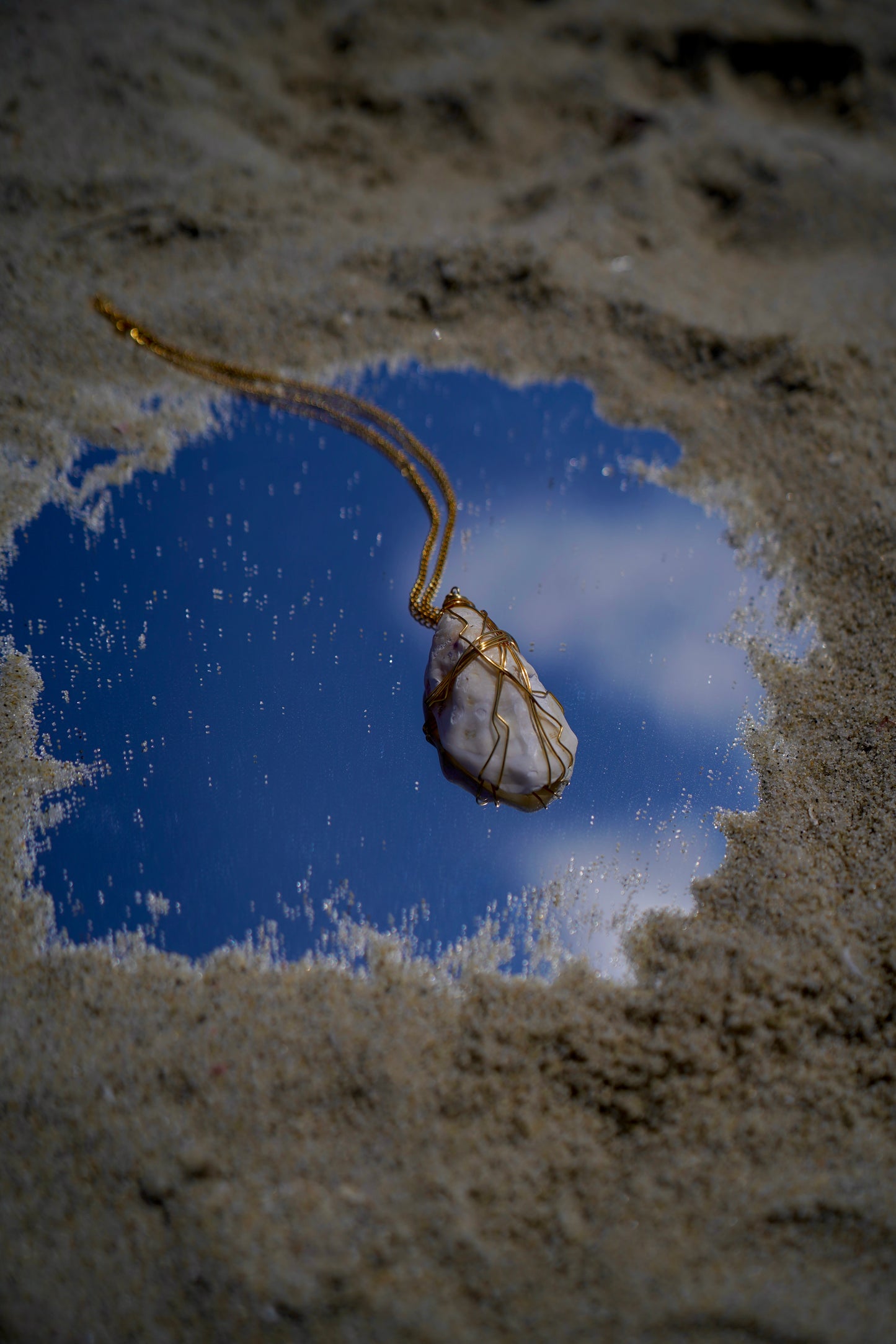 Wired Seashell Necklace
